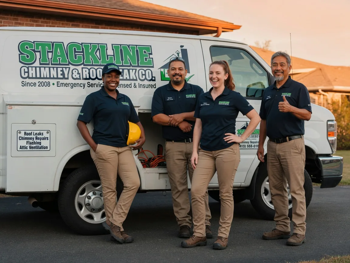 Chimney flashing repair company in East Springfield, PA